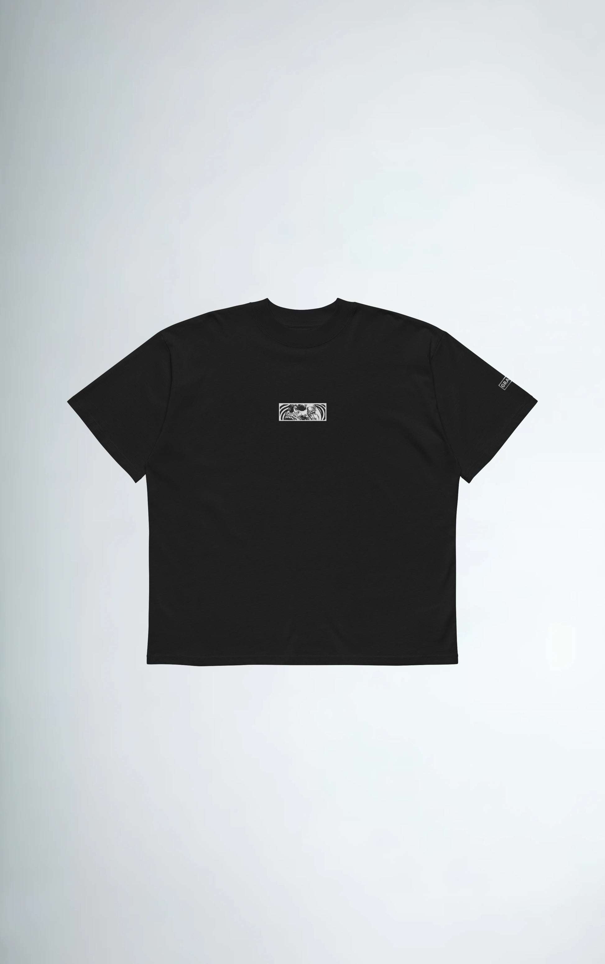 Black skull tee