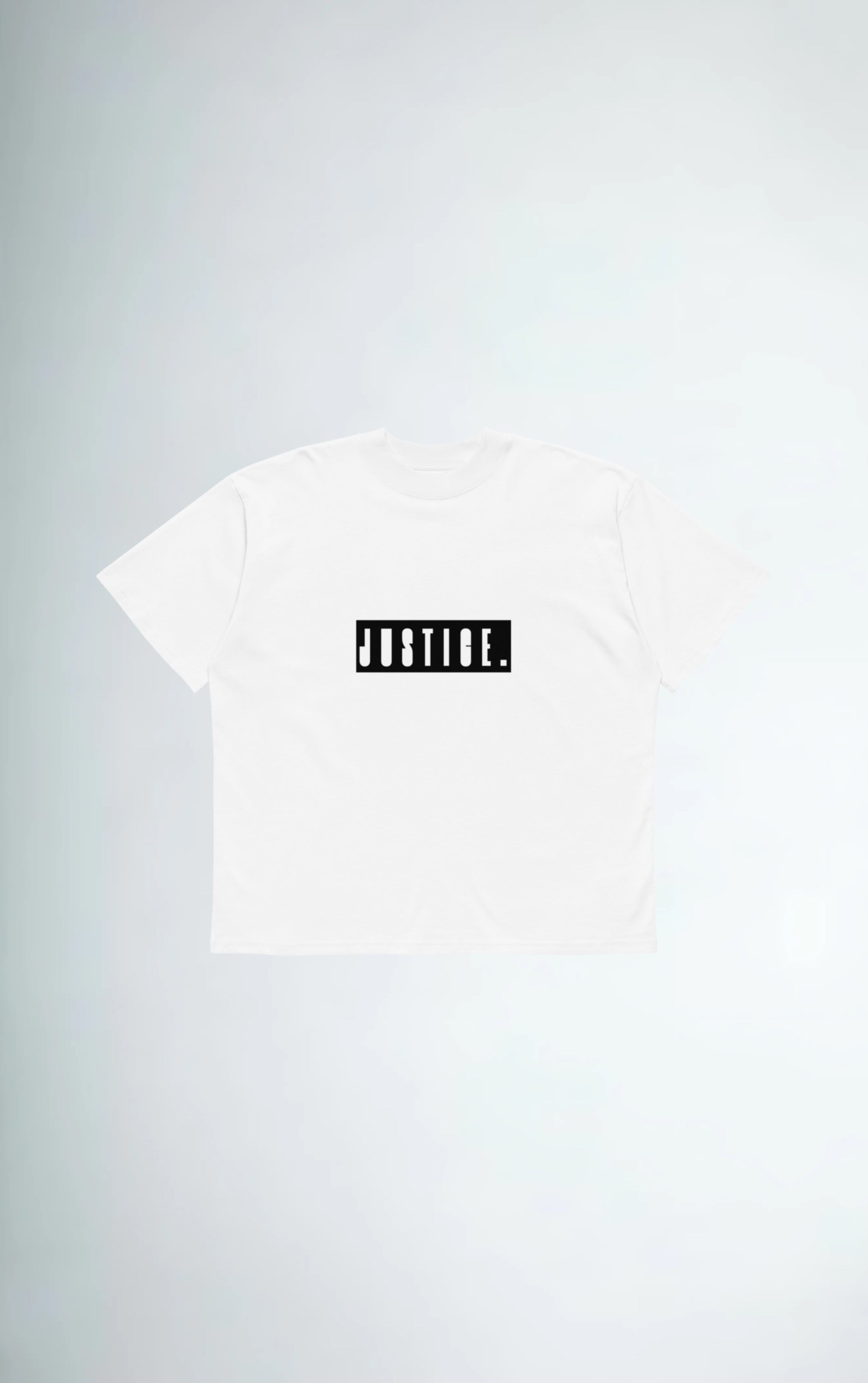 JUSTICE. tee