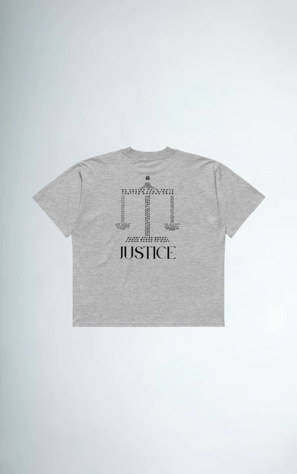 JUSTICE. tee