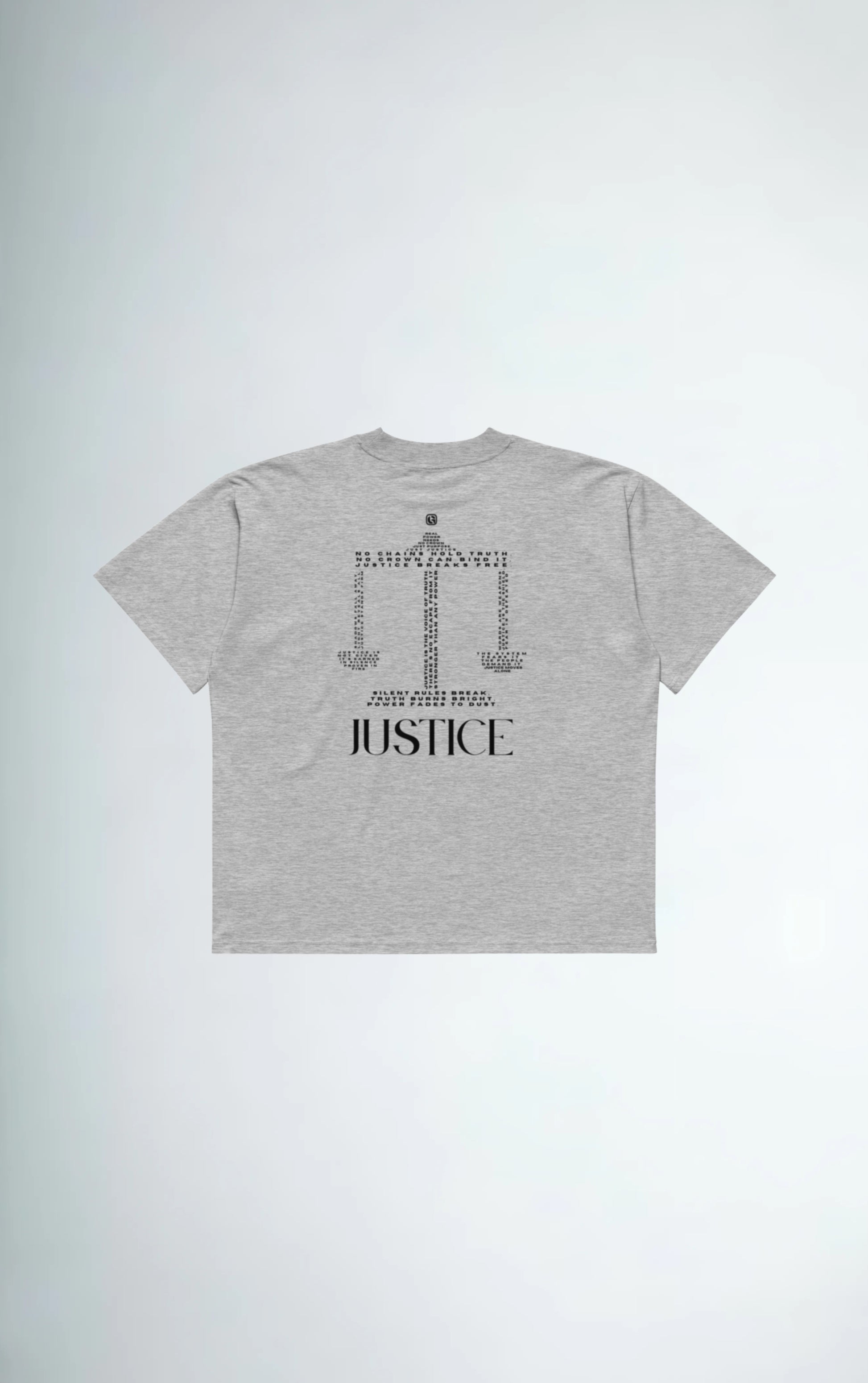 JUSTICE. tee